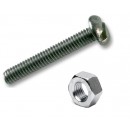 M3 x 50mm Long Slotted Pan Head Screws Pack of 6